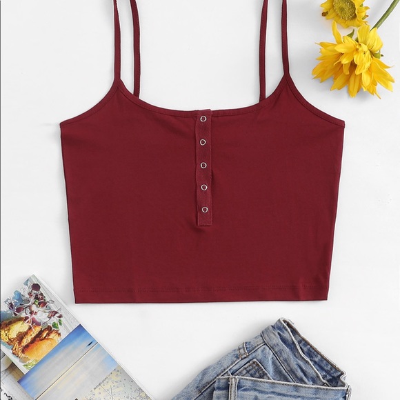 Snap It Up Crop Cami - Picture 7 of 7